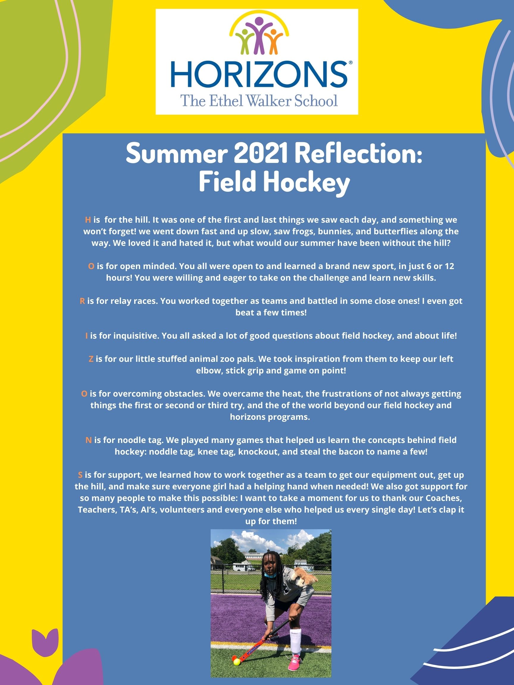 Field Hockey: Growing Greatest | Horizons at The Ethel Walker School
